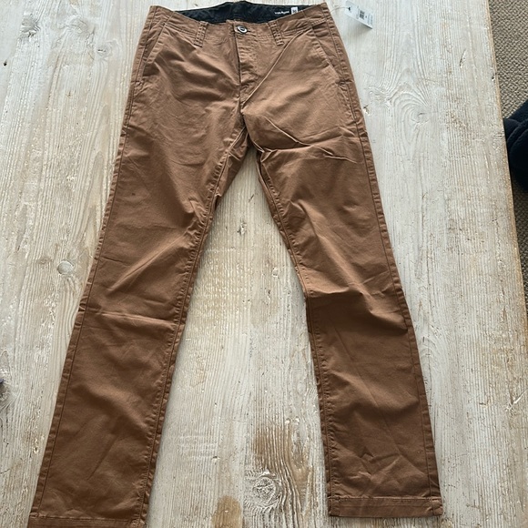 Volcom Other - Brand new Rust Brown Chino pants